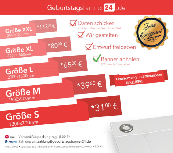 Banner zur Geburt – Bild 2