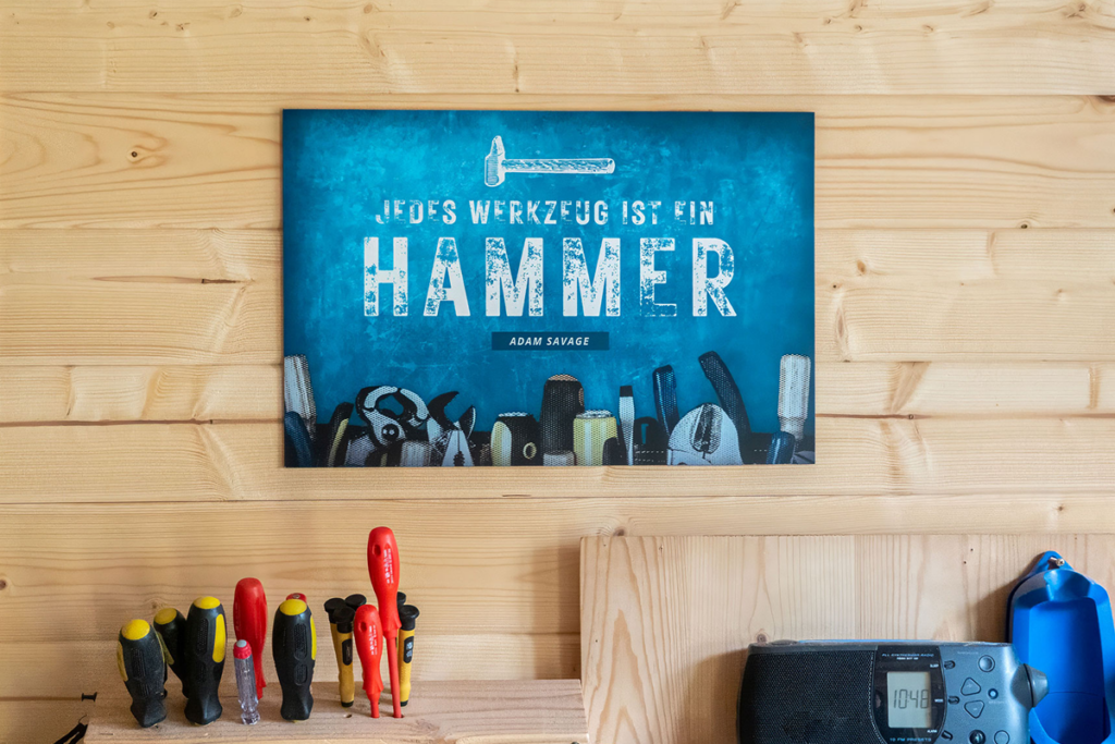 Dein Foto auf hochwertiger Alu-Verbundplatte