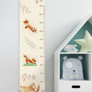 Personalisierte Kindermesslatte - 03 - Messlatte Fuchs Finni