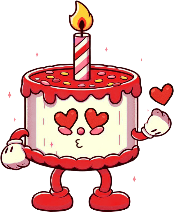 Kr&uuml;mel mit Herzaugen